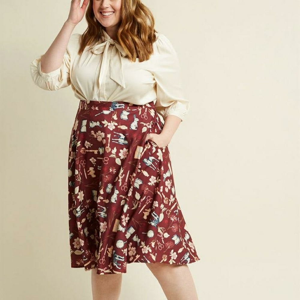 Modcloth Mystery Assistants Skirt